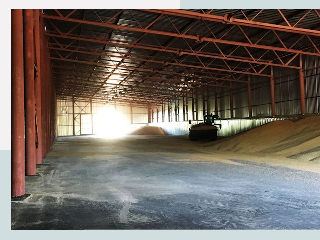 Строительство зернохранилищ в Касимове