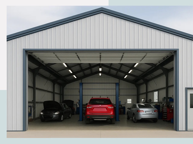 Ангары из сэндвич панелей от 652 руб. в Касимов