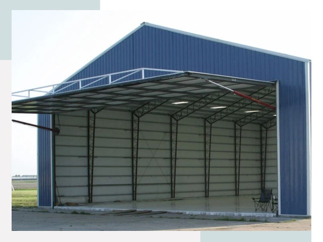 Прямо стенные ангары в Касимове