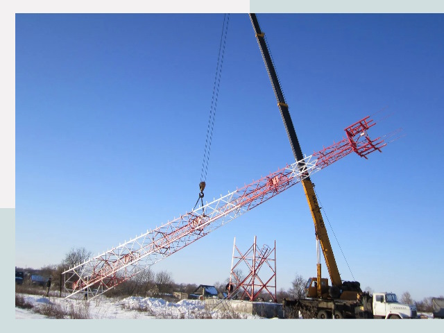 Строительство башен связи в Касимове от 652 руб.