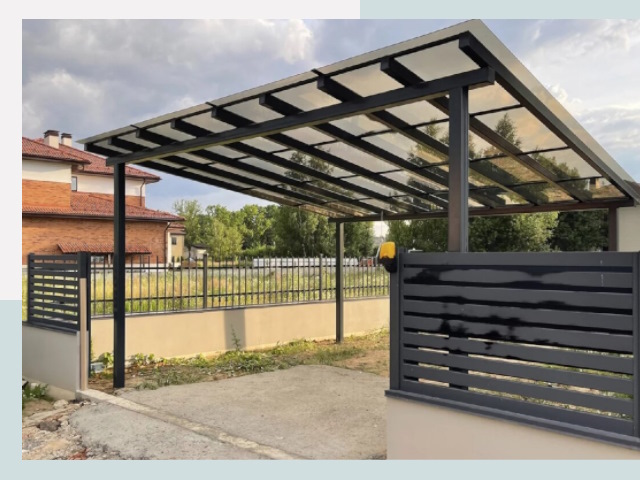 Металлические навесы в Касимов от 652 руб. за м²