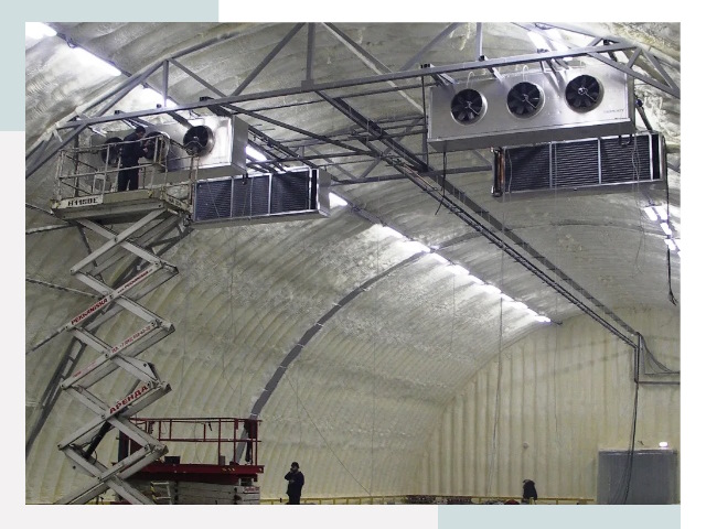 Оснащение ангаров в Касимове