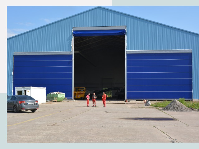 Ангарные ворота в Касимов от СтальСтрой-Ксм по цене 652 руб.