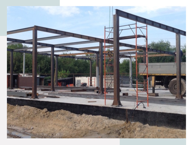 Фундамент для ангаров в Касимове