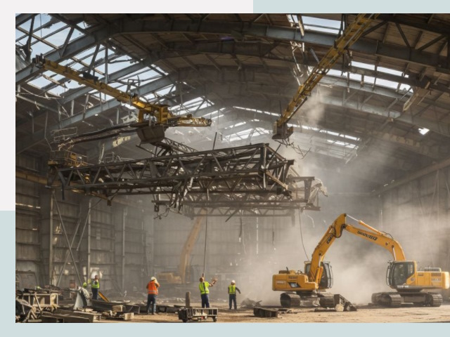 Демонтаж ангаров в Касимове от 652 руб. за м²