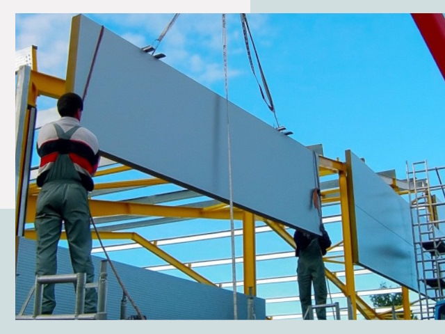 Монтаж сэндвич-панелей в Касимове от 652 руб.