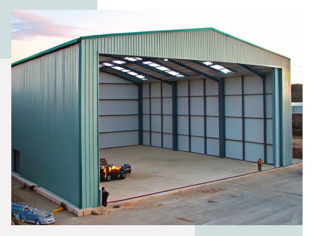 Строительство ангаров в Касимове